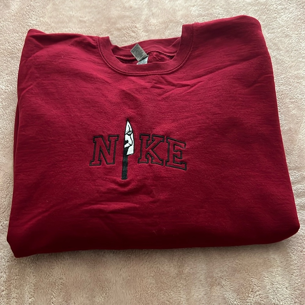 3X embroidered pennywise crewneck sweatshirt